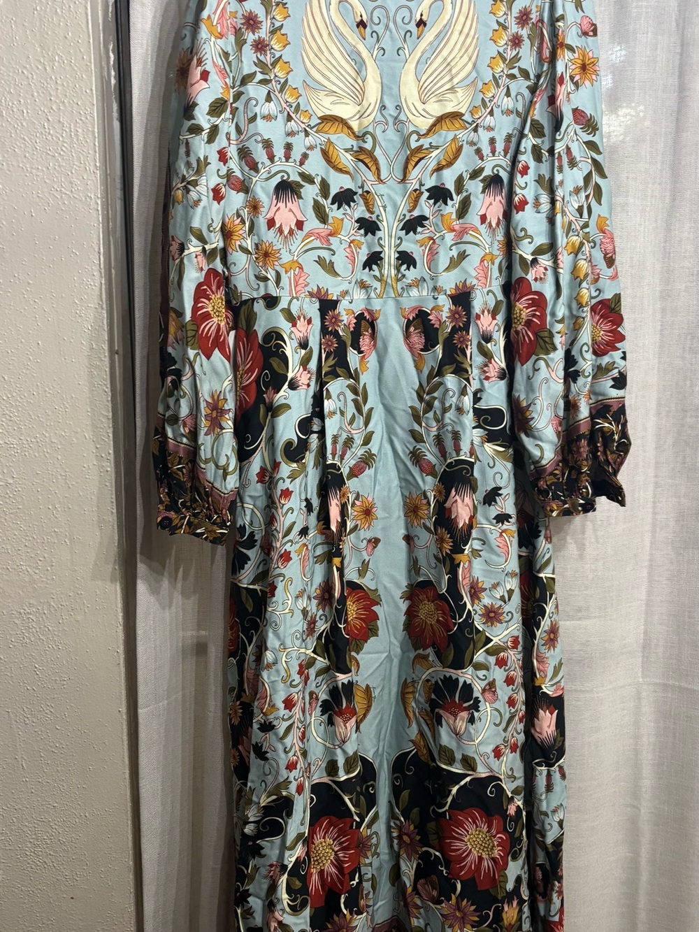FARM Rio Mint and Rust Floral Maxi Dress - Picture 6 of 7